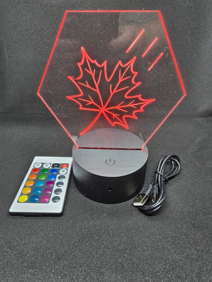 Bordslampa - Höstlöv